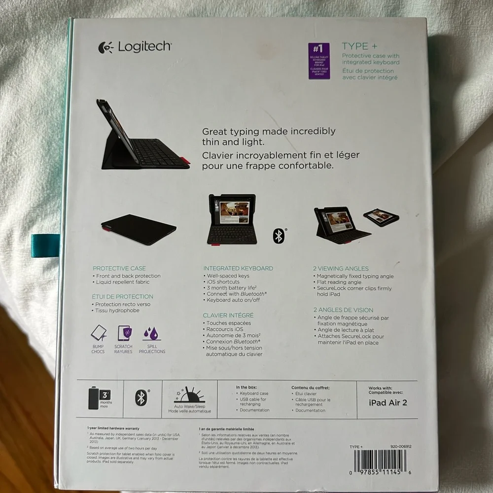Logitech iPad Air 2 Keyboard Case